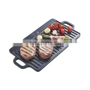 7 Pieces Cast Iron Camping Cookware Set Outdoor Campfire Cookware thumbnail-4