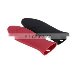 Silicone Hot Pot Handle Cover / Heat Protecting Silicone Hot Handle Holder for Cast Iron Skillets, & Pans thumbnail-2