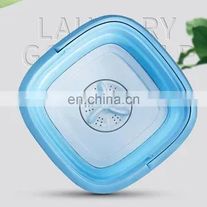 Portable Mini Semi-automatic Bucket Folding Clothes Washing Machines For Home thumbnail-2