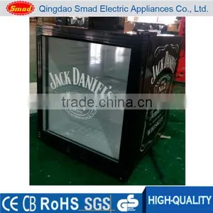 Hotel Use Portable Single Glass Door Counter Top Electric Beverage Cooler thumbnail-1