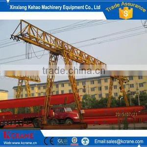 Rail Mounted Electric Wire Rope Hoist Single Girder Gantry Crane thumbnail-4
