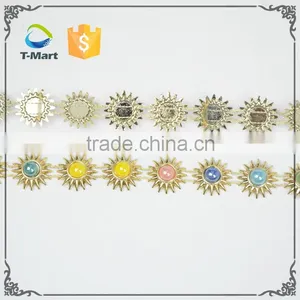 Golden Plastic Trimming Sun Shape thumbnail-2