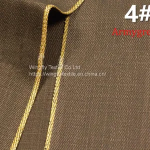 12.5oz Grey Selvedge Jeans Cloth Premium Denim Fabric Manufacturers W81424 thumbnail-1