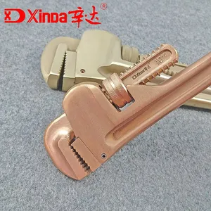 Xinda Non Sparking Pipe Wrench Copper Pipe Wrench Explosion Proof Tools Factory thumbnail-3