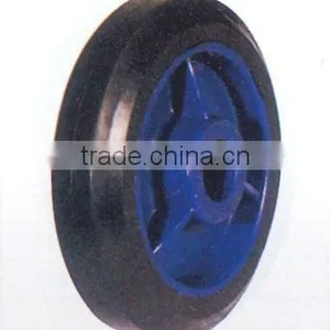 5 Inch Solid Rubber Wheel SR0502 for Wheelbarrow Trolley thumbnail-1