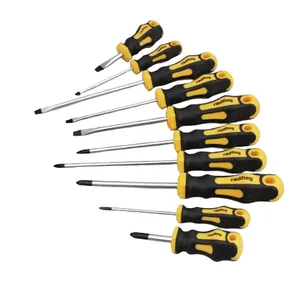 10PCS Repair Tool Set-Magnetic Screwdriver Kit With Phillips and Flat Head, Non-Slip Handle, Screwdriver Tool Set @ Workiotools thumbnail-2