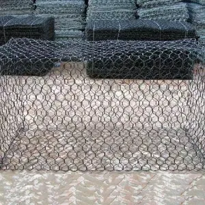 Riverbank Protection Gabion Stone Cage Water Conservancy Project for Flood Control and Bank Stabilization, Lead Wire Cage thumbnail-3