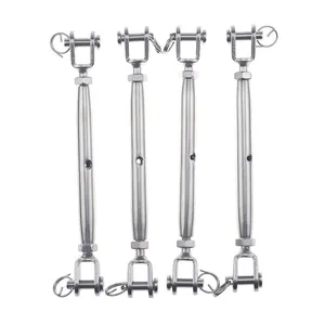 Rigging Heavy Duty Wire Rope Fitting Stainless Steel 304 316 Turnbuckles Closed Body Jaw Jaw Turnbuckle thumbnail-1