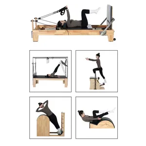 Wavar Commercial Pilates Reformer 5-Piece Set | Complete Studio Equipment Package thumbnail-3