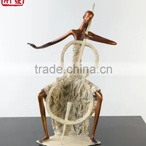 Patented Home Decoration Bronze Figure Statue Abstract Sculpture thumbnail-1