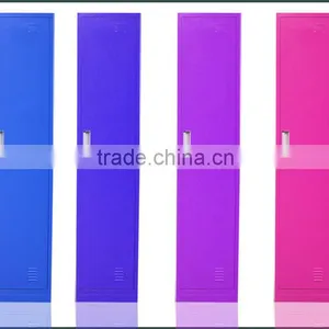 Home Furniture Deep Color Metal Bedroom Lockers Of One Door thumbnail-4