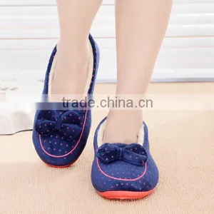 2015 Hot Sale Fashion Comfortable Slipper for Women in Winter Indoor Slipper Wholesale thumbnail-2
