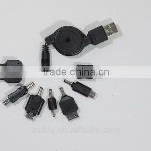 8 Pin Detachable Plug With 1.7x4.75x11mm and 5.5x1.9mm & 0.6x7.4 mm or Other Detachable Ddapter thumbnail-4