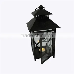 2015 Hot Sale Black Color Candle Lantern for Wedding Decoration thumbnail-5