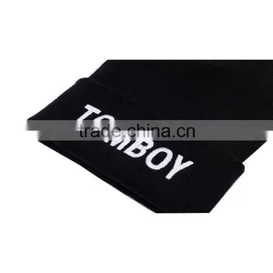 Comfortable Hip Hop Embroidery Custom Beanie Hats thumbnail-3