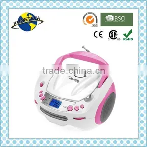 Cute Hello Kitty AM FM Portable Bluetooth CD Boombox thumbnail-1