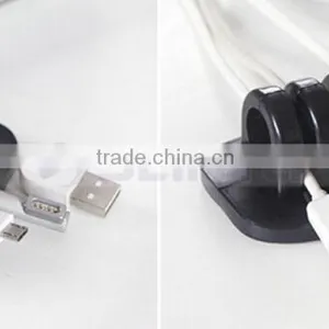 Silicone Desk Wall Adhesive Cable Clip Organizer thumbnail-6
