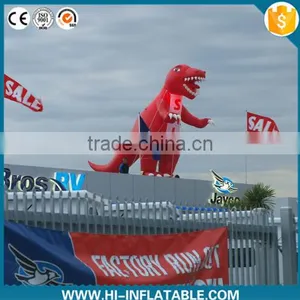 Custom Cheap Giant Advertising Cartoon Inflatable Dinosaur thumbnail-1