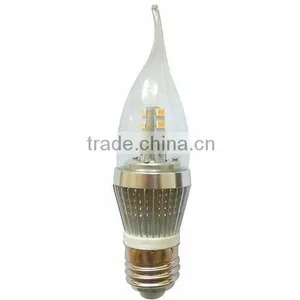 Good Quality White/warm White AC85V-265V E12 B22 Tail Light Led Candle Bulb thumbnail-1
