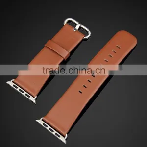 Fashion Series Genuine Leather Watch Band For IWatch Wrist Strap For 42MM Apple Watch MT-4302 thumbnail-2