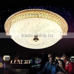 60W Modern Luxury LED Crystal Ceiling Light Living Room LED Absorb Dome Light SMD Double-Color thumbnail-1