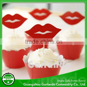 Flag Cupcake Wood Decoration Cake Picks thumbnail-1