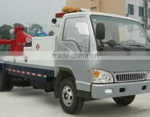 JAC 4*2 Platform Road Wrecker Truck thumbnail-1