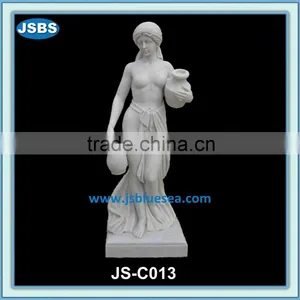 Design Garden White Natural Marble Nude Sculptures thumbnail-1