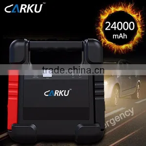 24000mAh Emergency Portable Power Bank Car Jump Starter for 12V/ 24V Gasoline/diesel Portable Vehicle Jump Starter thumbnail-2