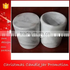 Carrara White Marble Jars,White Marble Jars,Marble Soy Candle Holder Quality Choice thumbnail-5