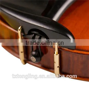 Master Handmade Nature Flamed Maple Violin Advanced Asoustic Matt Violin Ebony Fitted With Case TL004-3 thumbnail-6