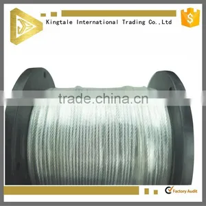 202 38 Gauge 6x31 Ungalvanized Stainless Steel Wire Rope for Making Spring thumbnail-1