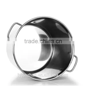 Large Stainless Steel Cooking Pot With 3 Ply Bottom and Low Price-- Guangdong Junzhan thumbnail-1
