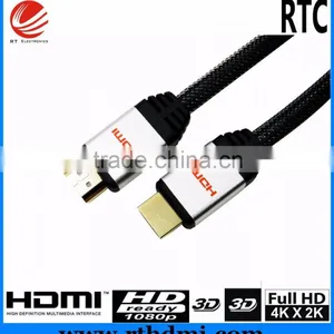 2.0 HDMI Cable Braided Metal Shell With Ethernet Support 3d 4K 2160p Multiple Media thumbnail-2