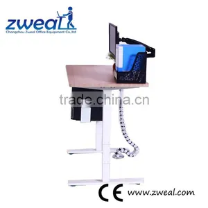 Recessed Monitor Computer Desk Factory Wholesale thumbnail-1