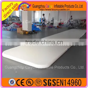 White Gymnastic Training Inflatable Air Track For Sale thumbnail-1