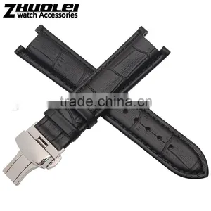 12|14|16|18|19|20|21|22mm High Quality Genuine Leather Men and Women's Watch Strap With Fashionable Buckle thumbnail-1