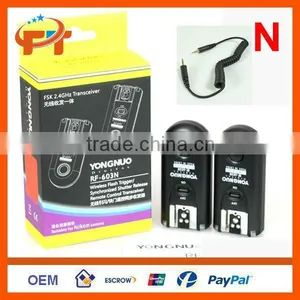 Yongnuo RF-603 2.4GHz Radio Wireless Remote Flash Trigger For Canon and Nikon thumbnail-2