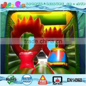 Hot Sell Kids Inflatable Train Obstacle Course Equipment,outdoor Obstacle Course Entertainment Equipment for Children Supplier's Choice thumbnail-2