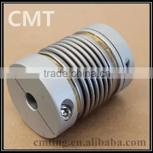Aluminium Transmission Bellows Shaft Coupling for Motor thumbnail-1
