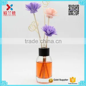 190ml Round Packaging Bottle Glass Aroma Diffuser With Black Lid thumbnail-1