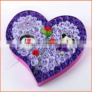 Matt Lamination,Spot UV Logo Printing Handling and Chocolate Use Heart Shape Chocolate Packaging Box Supplier's Choice thumbnail-1