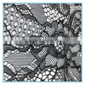 2014 Newest Design Embroidery Lace Curtain Fabric thumbnail-2