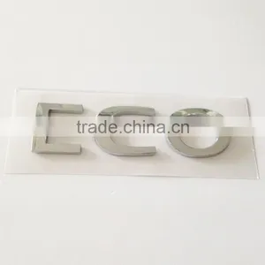 Custom 3D Adhesive Plastic Chrome Letter Emblem Car Letter Stickers thumbnail-5