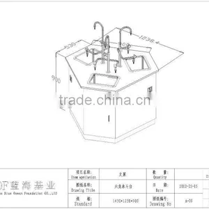 Hexagon Table Workbench for Chemistry Laboratory thumbnail-1