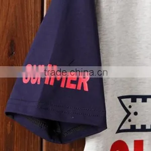 China Short Sleeve o Neck Printed Colorblock T-shirt thumbnail-6
