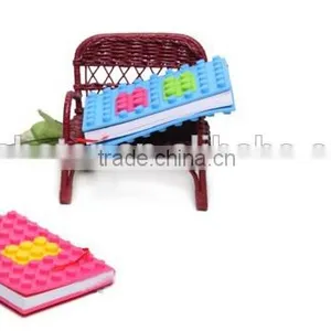 Cute and Colorful Silicone Notebook, Block Design Notebook thumbnail-2
