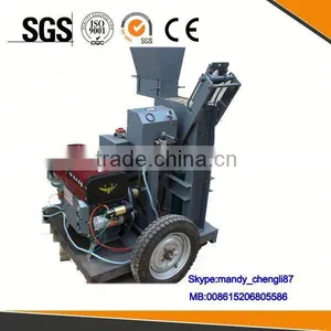 WT1-25 Diesel Engine Interlocking Brick Block Machine in Kenya thumbnail-1