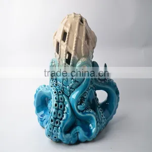 Ceramic Candle Holder of Octopus thumbnail-3