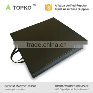 TOPKO Gymnastics Tumbling Exercise Folding Martial Arts Mats With Hook and Loop Tri-Fold Exercise Mat Gym Mat thumbnail-6